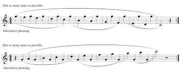 For instance, a note of 2.5 quarters in length could be half tied to eighth or dotted quarter tied to quarter. Technique Oboehelp