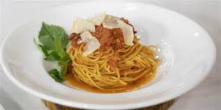 Lidia Bastianich Makes Homemade Pasta With Bacon Infused Tomato Sauce Recipe Homemade Pasta Italian Recipes Lidia Bastianich