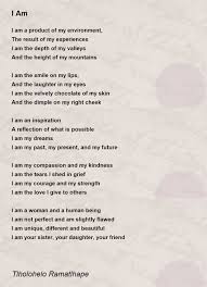 I Am - I Am Poem by Tlholohelo Ramatlhape