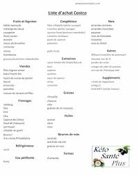 Liste D Achat Costco Produits Keto Cetogenes Sans Gluten