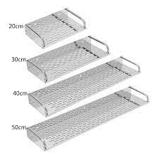 Complete with a backsplash, this is. Stainless Steel Kitchen Bathroom Shelf Wall Mounted Storage Rack Single Layer 20cm 50cm Bathroom Shelves Aliexpress