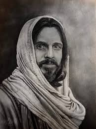 Drawing Jesus created by AI art.