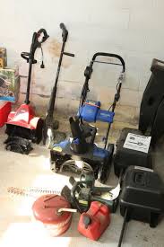 Black And Decker Band Saw Parts Item 14 Snow Joe Cordless And Electric Snow Blower Toro Power Shovel Plus Black And Decker 1 5 Hp Edger Two Hedge Trimmers Electric Snow Blower Auction Grandfather Clock