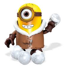 minions mega bloks 26 piece construction set snowball fight in 2021 minions snowball fight snowball