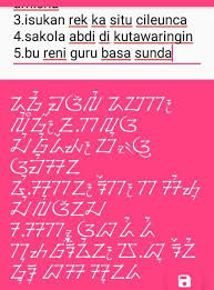 Latarbelakang dan sejarah aksara sunda. Salin Kana Aksara Sunda Kaganga 1 Ogi Meuli Opak Linggar2 Kalua Ciwidey Pohara Amisna3 Isukan Rek Brainly Co Id