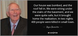 Here's how to install roof shingles. Roger Bannister Quote Our House Was Bombed And The Roof Fell In We