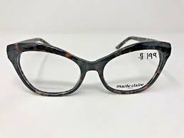 Marie Clair Pairs 6234 53/18/140 BLACK GRAY MARBLE CATEYE FLEX HINGE L532