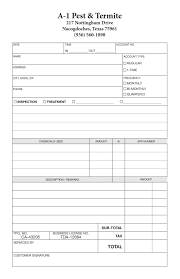 Pest And Termite Control Simple Invoice Design Termite Control Termites Termite Problem