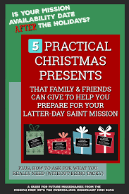5 Practical Christmas Present For Future Latter Day Saint Missionaries Is Your Mission Availability Lds Missionaries Gifts Lds Missionary Christmas Missionary