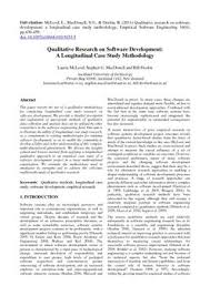 Categorize your data according to patterns. Qualitative Research On Software Development A Longitudinal Case Study Methodology