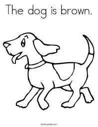 The Dog Is Brown Coloring Page Coloring Books Coloring Pages Puppy Coloring Pages