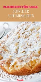 Blitzrezept Fur Faule Schneller Apfelmuskuchen Freundin De Kuchen Rezepte Apfelmuskuchen Blechkuchen