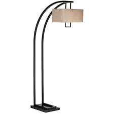 Modern floor arc lamp silver chrome base and shade kama. Pacific Coast Lighting Aiden Place 2 Light Arc Floor Lamp In Oil Rubbed Bronze Bed Bath Beyond