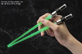 Star Wars Yoda Light Up Lightsaber Chopsticks International Character Kotobukiya