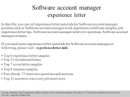 Respected sir, it is stated that i am sara khan and i worked in your esteemed organization as speech for this, i require my experience certificate from you so that i might help me for job. Interview Questions And Answers Free Download Pdf And Ppt File Software Account Manager Experience Letter In This File You Can Ref Experience Letter Ppt Download