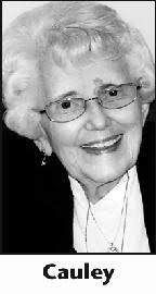 GENEVIEVE CAULEY Obituary (2014)