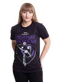 Nightmare before christmas shirt purple. The Nightmare Before Christmas Purple Heart T Shirt Impericon Com Worldwide