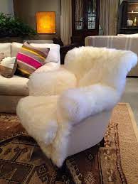 This Fuzzy White Chair Would Be A Great Place To Curl Up With A Book Is This A Style You Would Like In Your Home Furniture Gallery Furniture Cheap Sofa Beds