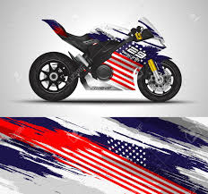 Here we provide a wide range of motorcycle decals that fits most every type of scotters & underbones, such as see more of sticker decals for motorcycle on facebook. Racing Motorcycle Wrap Decal And Vinyl Sticker Design Concept Royalty Free Cliparts Vectors And Stock Illustration Image 136295232