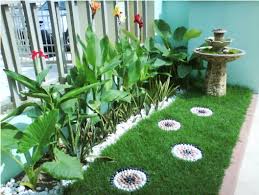 Cara memasang rumput sintetis | how to install synthetic grass. Projek Bina Taman Mini Skala Kecil Di Balkoni Tepi Rumah