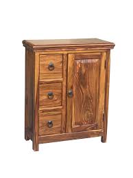Dry or humid air within your home can affect the function of your cabinet. Sheesham Wood Cabinet With 3 Drawers And 1 Door
