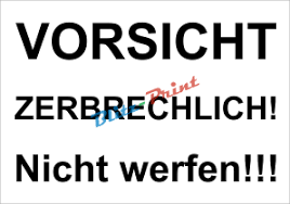 Download clker's vorsicht zerbrechlich clip art and related images now. Warnhinweise Versand Aufkleber Etiketten Weiss 105x74mm Schwarzer Druck Div Texte Ebay