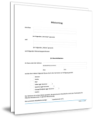 Download mietvorvertrag als kostenloses muster. Mietvertrag Wohnung Mietvertrag Muster