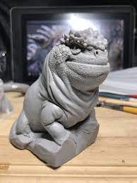 狂野国际瞪眼马拉松 老水鬼 gorden gocifer 原创作品 站酷 zcool lion sculpture sculpture sculpting