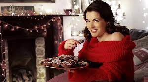 Nigella's giving thanks with a family feast of guinness gingerbread, turkey meatballs in tomato sauce and rocket and lemon couscous. Programmes Bbc Food