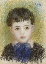 Pierre-Auguste Renoir, French painter (1841-1919) Painting titles in each  picture