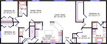 Why we should choose ranch house? Simple One Story Open Floor Plan Rectangular Google Search Rectangle House Plans Floor Plans Ranch House Plans One Story