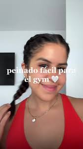 Peinados fáciles para el gym: trenzas holandesas