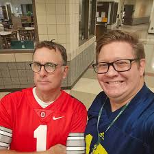 Jerome's staff and students are ready for college football season! As we  look forward to the games this weekend, we are also pumped for the White  Out 🤍 tonight for @djhswomenvb 🏐