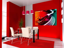 Red living room designs are always vibrant and full of life and they also make great entertainment a red living room design can also be mainly composed or white and neutral colors with only little. Red Dining Room Interior Design My Decorative