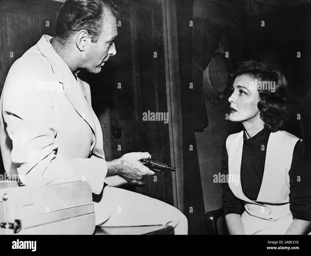 CAPTAIN SCARFACE, from left: Leif Erickson, Virginia Grey, 1953 Stock Photo  - Alamy