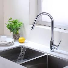 single handle high arc pull out kitchen