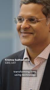 Meet Krishna Sudheendra, our CEO. He explains how UST’s decade-long AI  evolution is just the latest in a series of moves, from the arrival of the  internet to the present day, to successfully reimagine ...