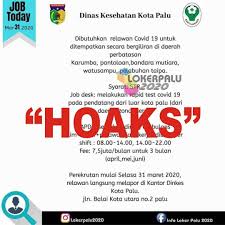 Lowongan kerja seblak ceker naga kadipaten majalengka. Cek Fakta Hoaks Lowongan Kerja Relawan Rapid Test Di Palu Dinkes Beri Klarifikasi Pikiran Rakyat Cirebon Halaman 3