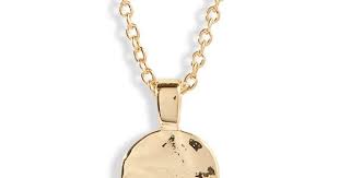 Gorjana Shorebreak Coin Pendant Necklace Nordstrom Coin Pendant Gold Key Necklace Coin Pendant Necklace