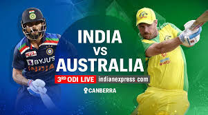 India vs australia odi series began friday, and the tour will last until january 2021. India Vs Australia 3rd Odi Highlights How Kohli Co Won Canberra Odi Sports News The Indian Express