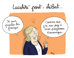 Consulta todas las noticias e información sobre la abogada y política francesa marine le pen, presidenta de agrupación nacional. Marine Le Pen Est Proche Des Francais Les Dessins D Ace