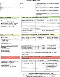 Individual asthma action plans vary, but your plan should include specific steps on how to manage your condition and care for yourself during the your plan should lay out what types of medications you will take day to day to manage your asthma. Does A Written Asthma Action Plan Reduce Unscheduled Doctor Visits In Children Springerlink