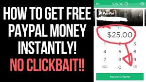 You currently have balance of $5.00, after your balance reaches minimum of $25.00 you can make withdrawal to your paypal account. How To Make Instant Money Online Free How To Earn Free Paypal Money Online