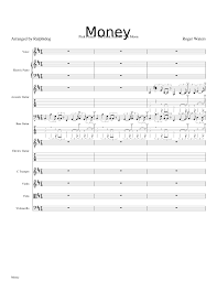 What formats of sheet music exist? Pink Floyd Tdsotm Money Sheet Music For Violin Cello Vocals Viola More Instruments Mixed Ensemble Musescore Com