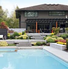 I glued up the walnut sticks with mitered cherry and maple sides. Staggered Concrete Patio Steps Contemporary Pool