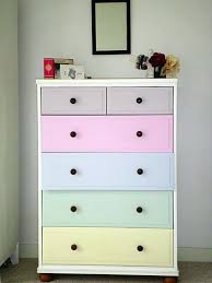 There Are Ready Made Similar Storage Chest That Feature Vibrant Pops Of Color Https Www Topchoicef Painted Drawers Bedroom Chest Of Drawers Pastel Bedroom