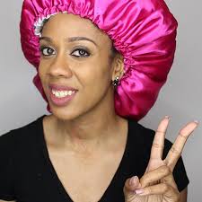 A silk scarf is the best option because it isn't very porous, therefore it doesn't absorb the moisture out of your hair like cotton or other materials would. The Real Satin Bonnet Naturallycurly Com