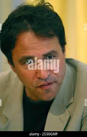 Anthony Horowitz children's author, novelist & screenwriter speaking about  his work at Hay Festival 2014 ©Jeff Morgan Stock Photo