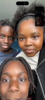 My absolute favorite time of the day! Video call with my mother's  grandson's dad's brother's wife's children! 🥰🥰🥰🥰 (sorry y'all, don't  fight me please 😭😂😂😂😂)!! We talk about anything and everything and