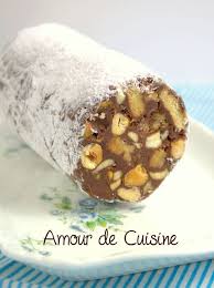 Joli Cadeau Gourmand Ce Saucisson Mendiants Au Chocolat Cette Recette Est Facile Et Donne Un Resultat Bluffan Saucisson Au Chocolat Mendiant Chocolat Recette